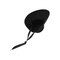 Black Bonnet Victorian Bonnet Hat Felt Bonnet Medieval Hat Woman